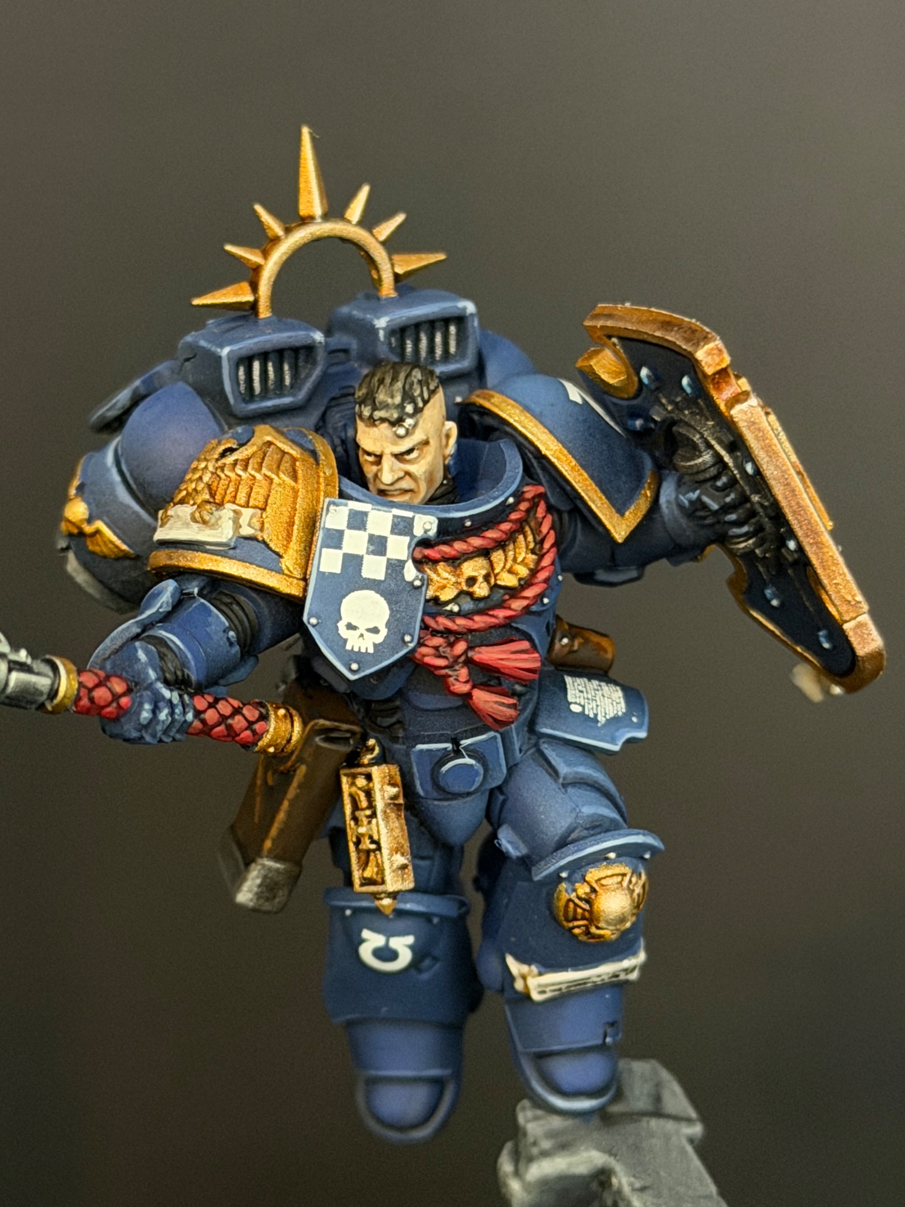 Finished result for Ultramarine blue